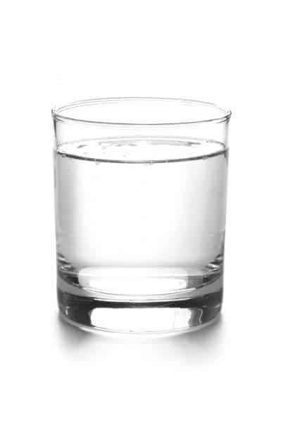 verre d'eau