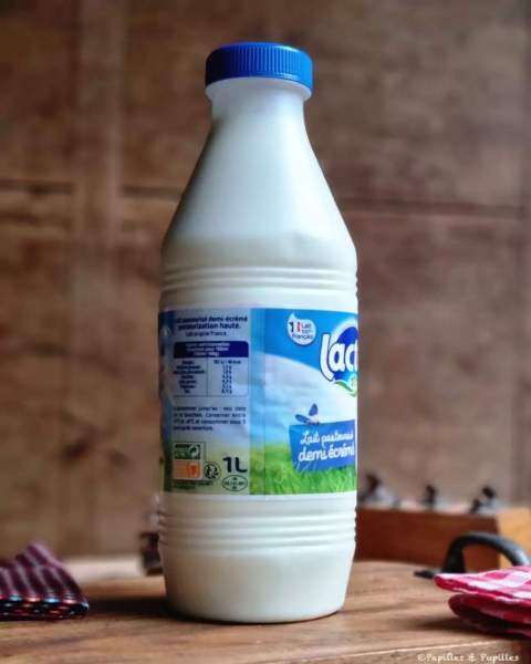 remplacer le lait par de la crème liquide