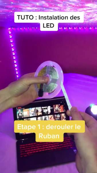 Éclairage indirect plafond