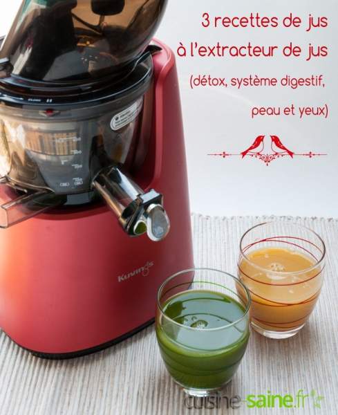 Extracteur de jus Recettes