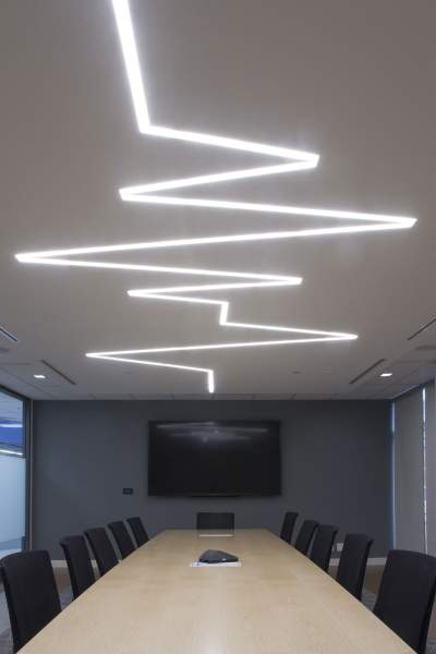 Plafond LED salon