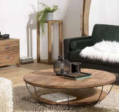 Pourquoi la table basse ronde en bois est un classique indémodable ?