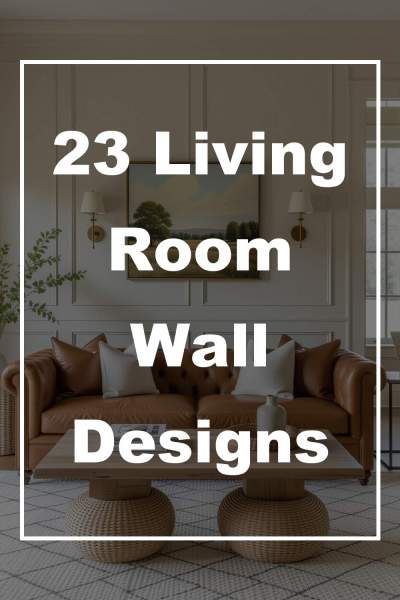 Mur salon moderne décoration