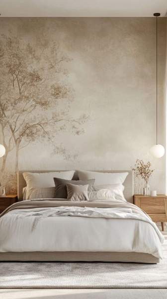 papier peint chambre adulte zen