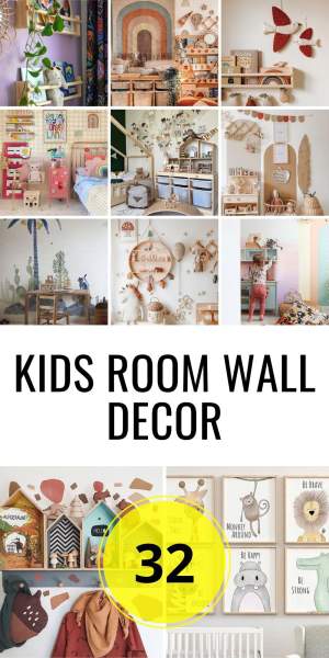 Déco murale chambre enfant créative