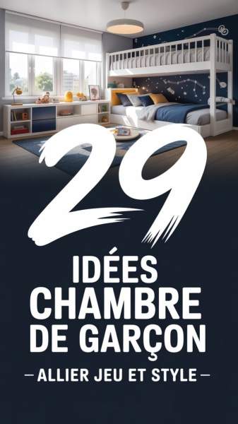 décoration chambre enfant garçon