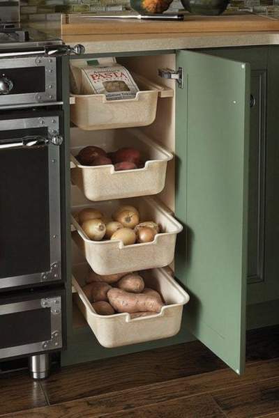 meuble de rangement bas cuisine