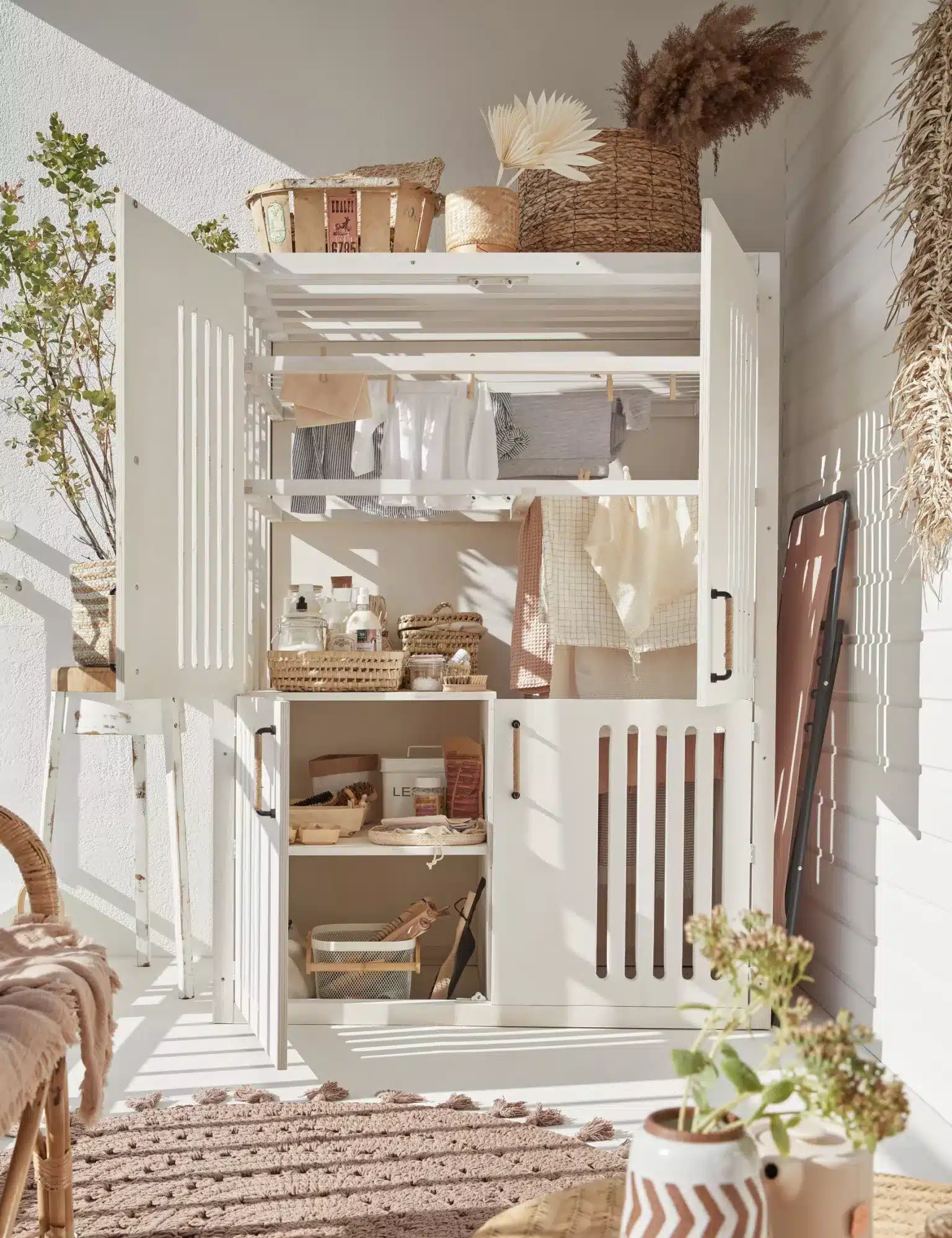 meuble de rangement extérieur balcon