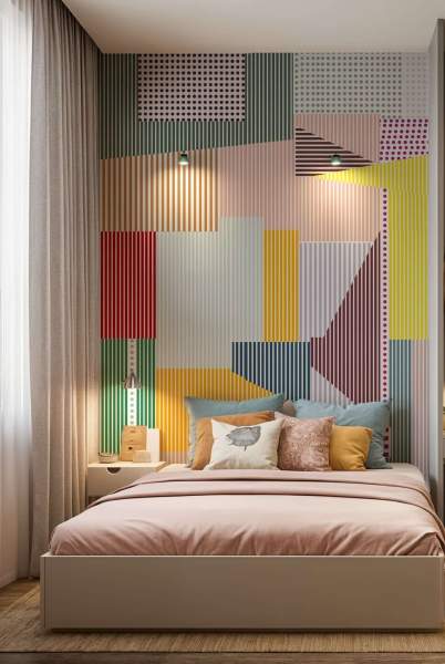 papier peint tendance chambre adulte 2025