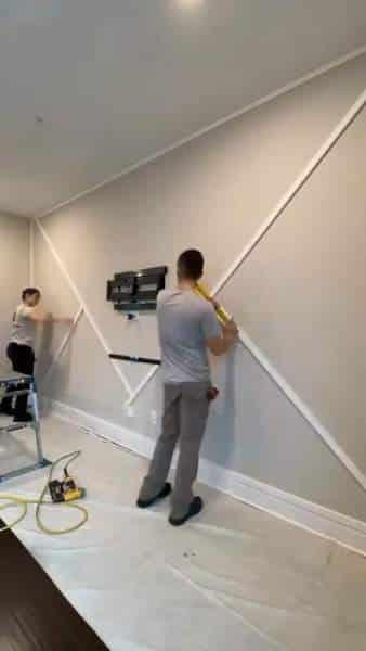 Mur salon moderne décoration