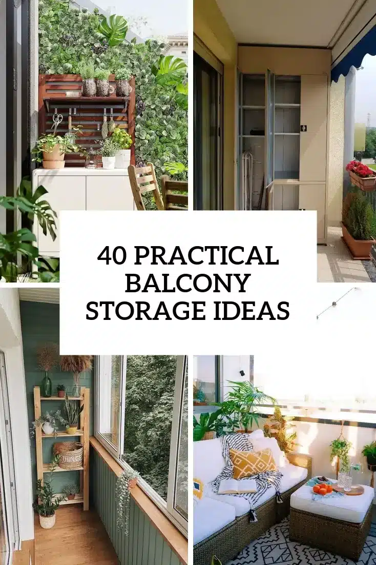 meuble de rangement extérieur balcon