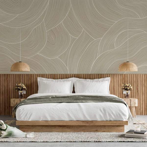 papier peint tendance chambre adulte 2025