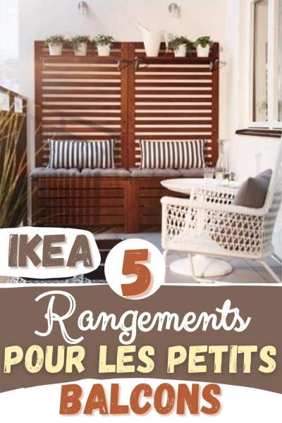 meuble de rangement extérieur balcon