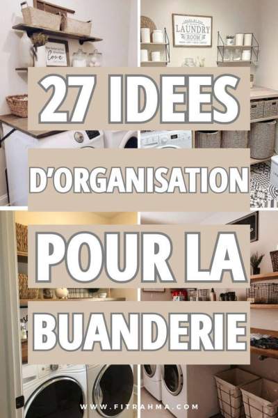 Buanderie moderne esthétique