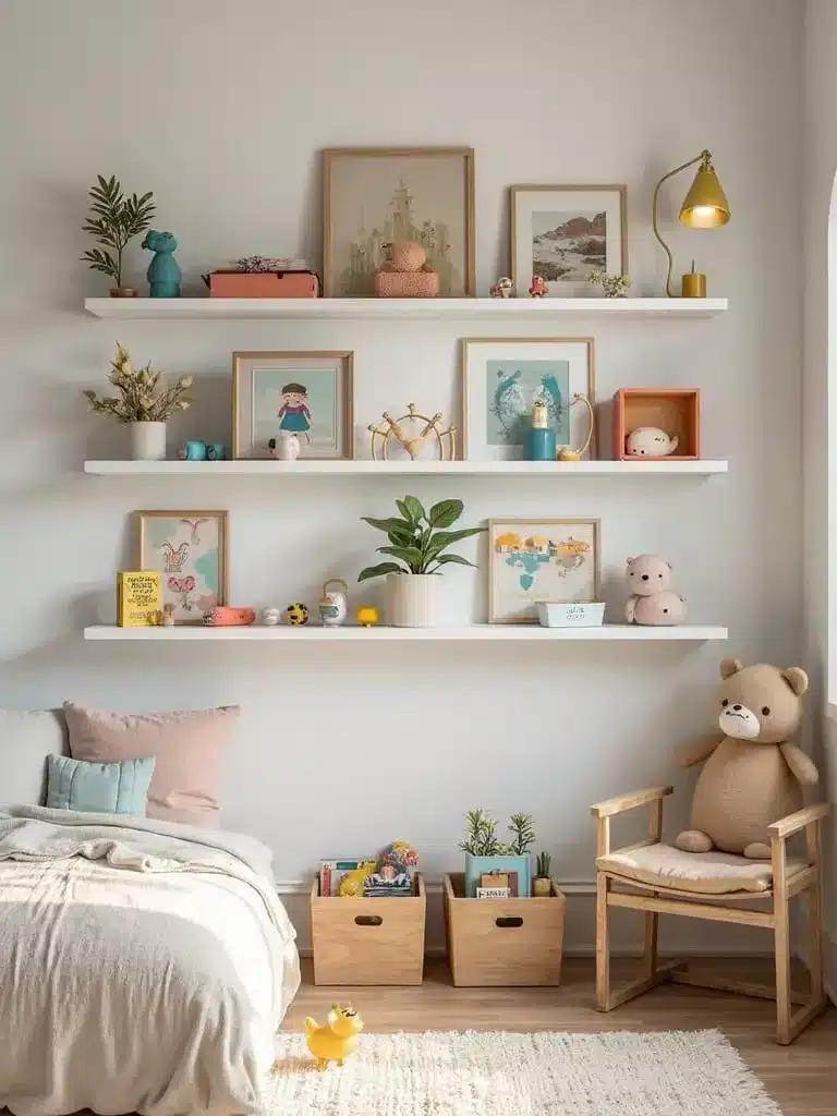 Étagère murale chambre enfant