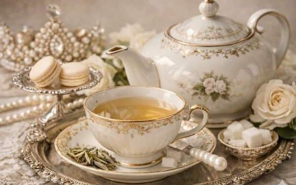 Le thé blanc, la boisson sacrée de la royauté et des célébrités britanniques