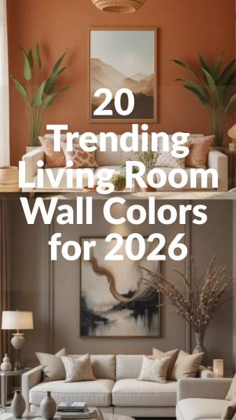 Mur accent salon tendance