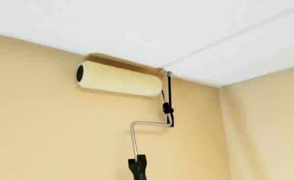 rouleau peinture plafond sans marques