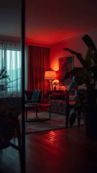 Maison sombre et luminosité