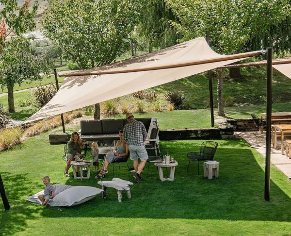 Parasol élégant pour jardin