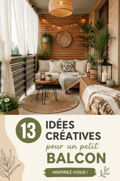 Idées pour petit balcon