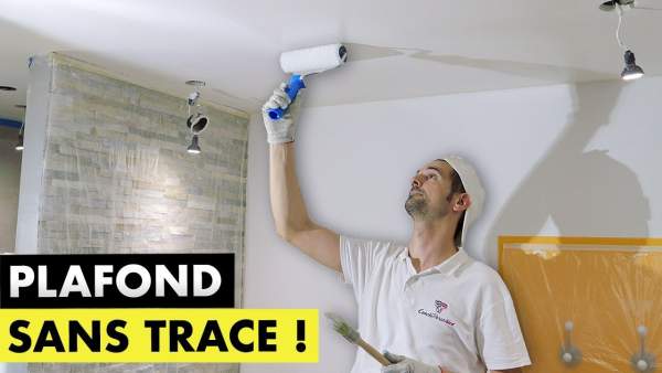 Peindre plafond sans trace
