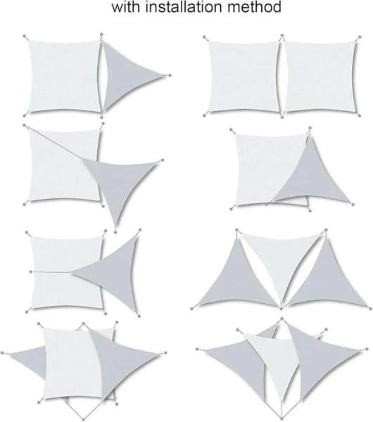 Voile d’ombrage pratique et stylé