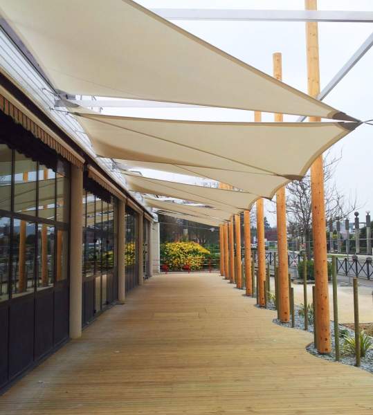 Voile d’ombrage moderne