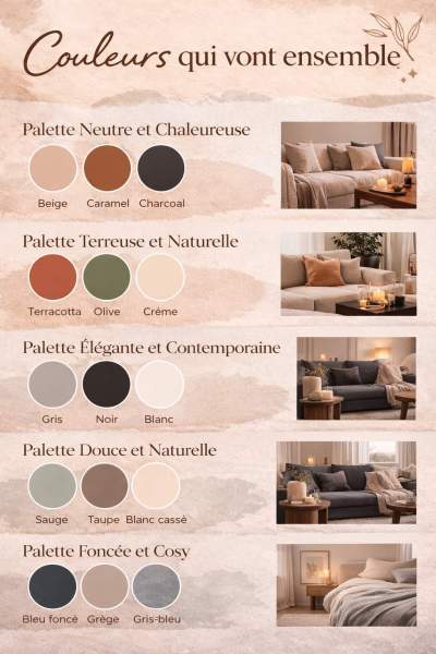 Conseils pour harmoniser couleurs