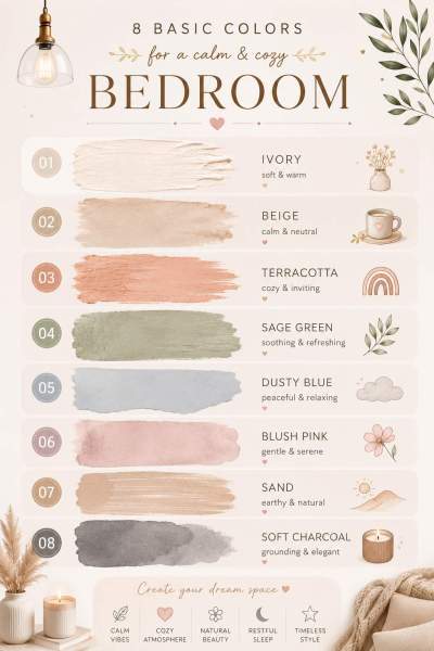 Couleur apaisante pour chambre