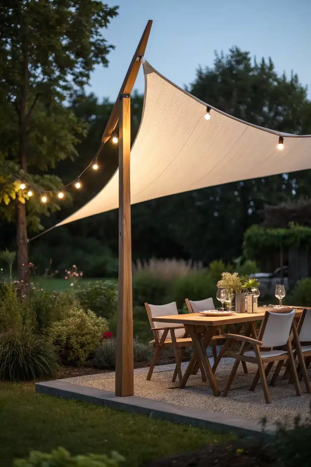 Parasol élégant pour jardin