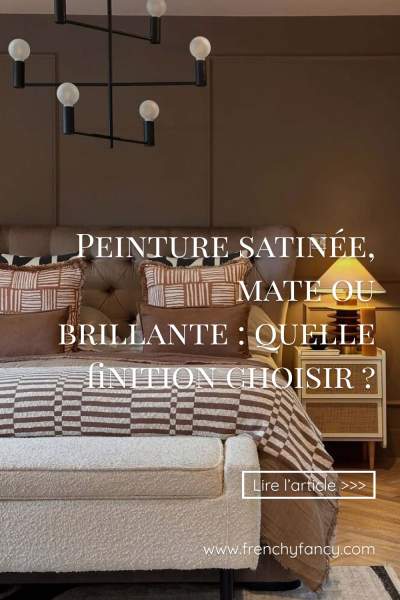 Peinture mate ou satinée