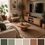 Quelle couleur associer avec du bois dans un salon ?