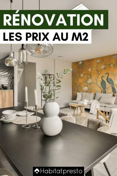 coûts de rénovation 100m2