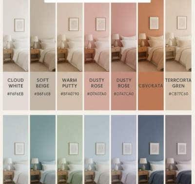 Quelle couleur pour une chambre adulte apaisante ?