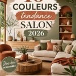 Couleur salon tendance 2026 : les teintes à adopter