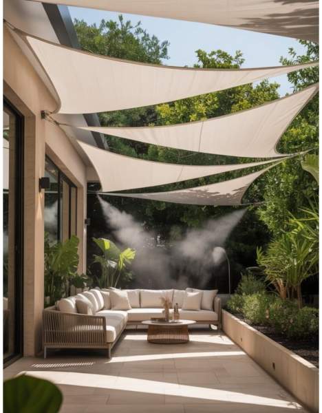 Parasol pour ombrage extérieur