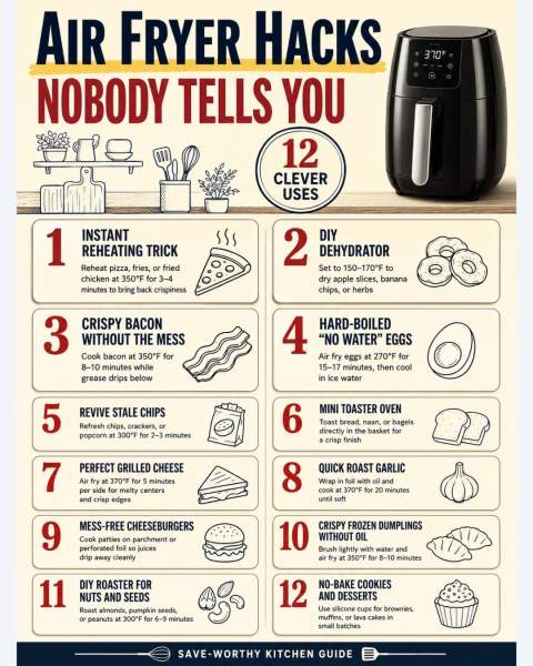 Avantages de l'air fryer