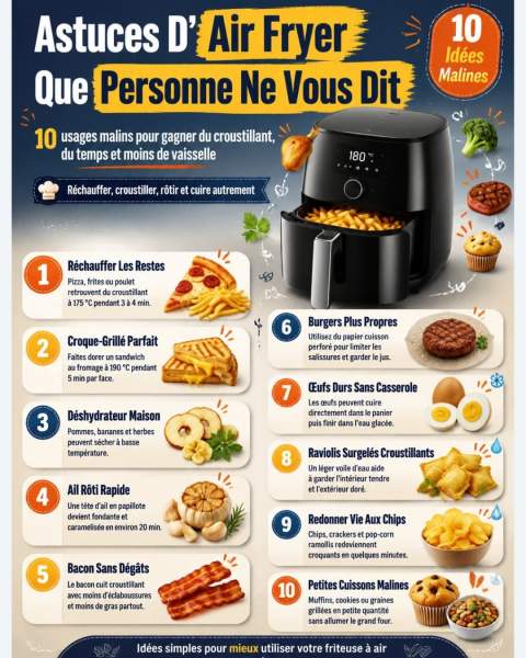 Inconvénients de l'air fryer