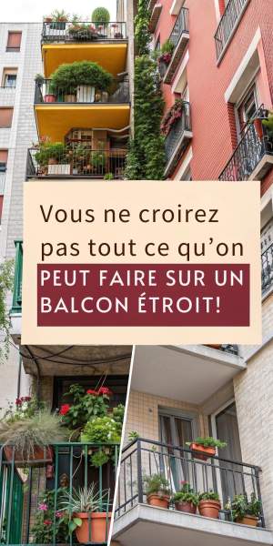 Idées pour petit balcon