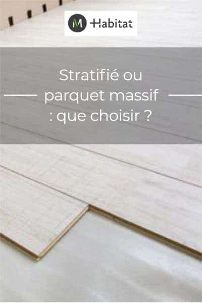 Comparaison parquet stratifié sol PVC