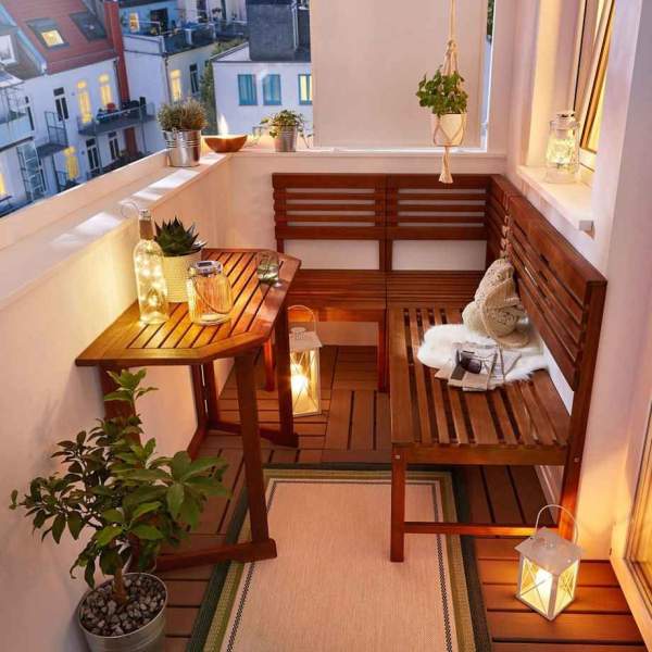 Optimiser espace petit balcon