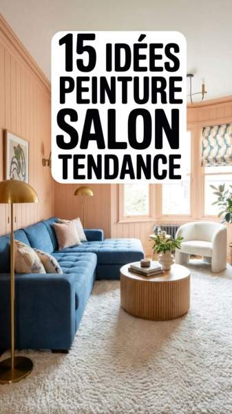 Idées peinture salon tendance