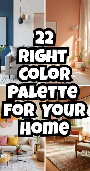 Palette de couleurs maison