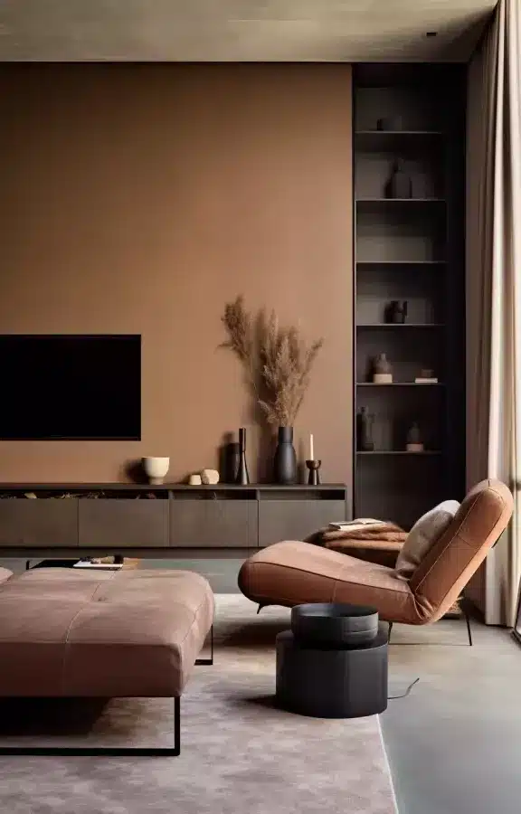 Idées mur accent salon