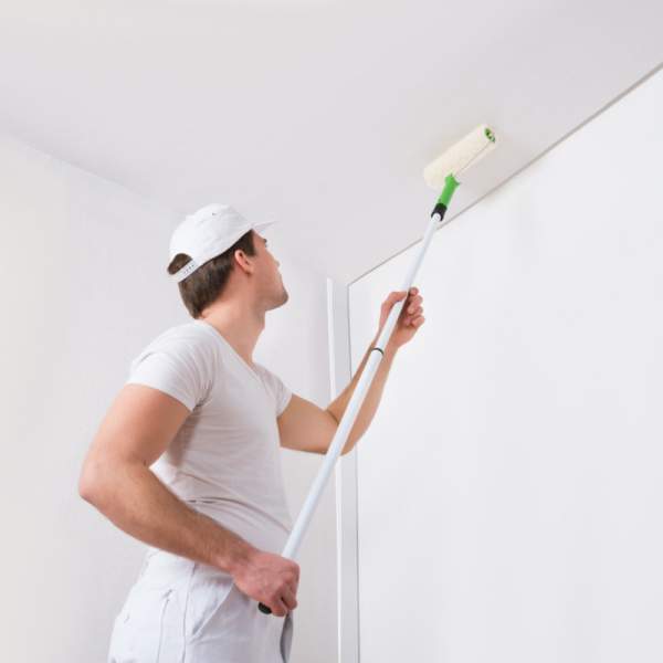 rouleau peinture plafond sans marques