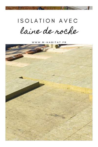 Isolation laine de roche verre